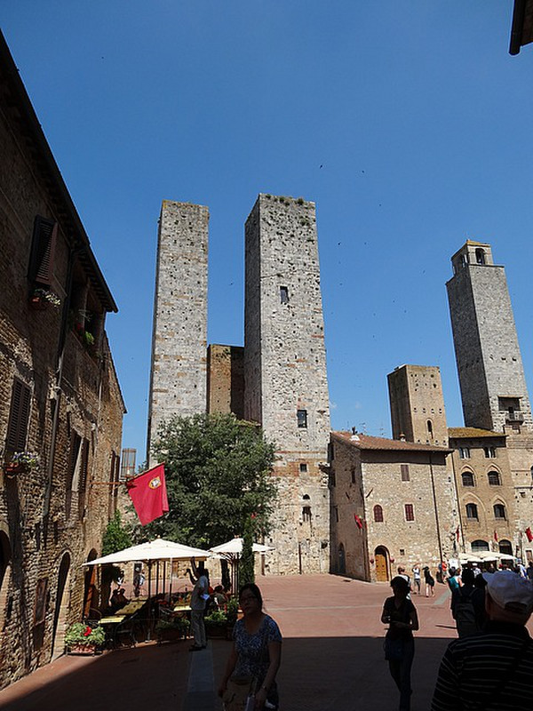 Tower houses in San Gimignano