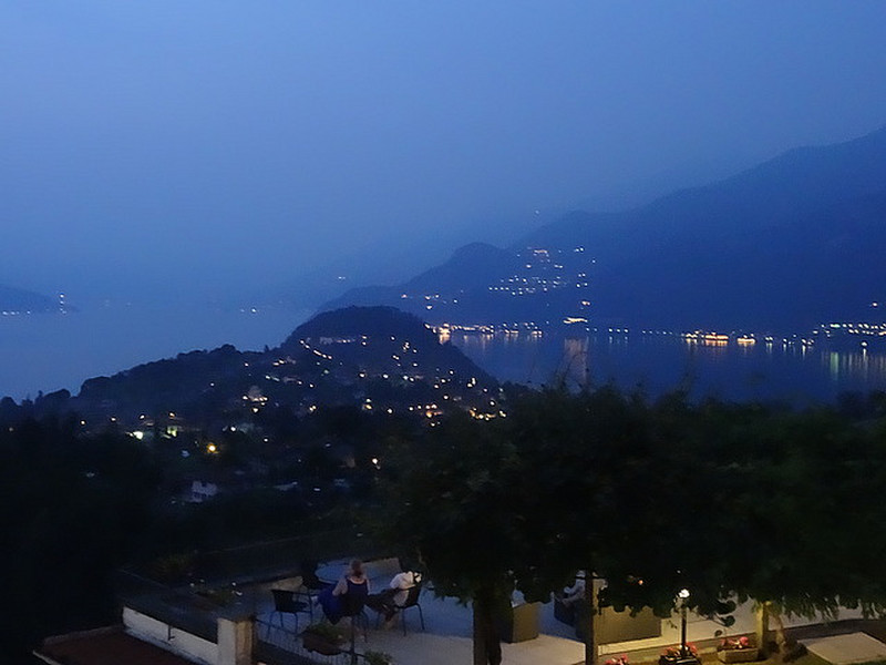 Night time over Lake Como
