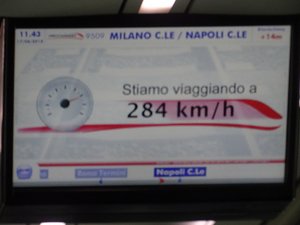 Very fast train...