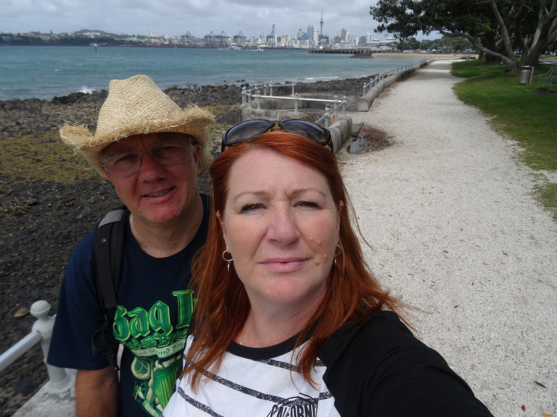 In Devonport with Auckland in the background