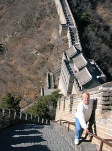 Ron at the Great Wall at the Mutianyu Section