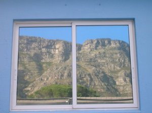 A view of Table Mountain from our guest house
