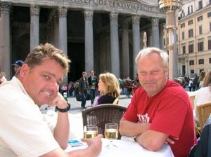 Darold and Ron at the Parthenon