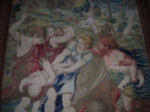 Tapestry in Vatican Museum - Scary!
