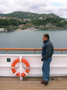 Darold - as we depart from the port in Savona