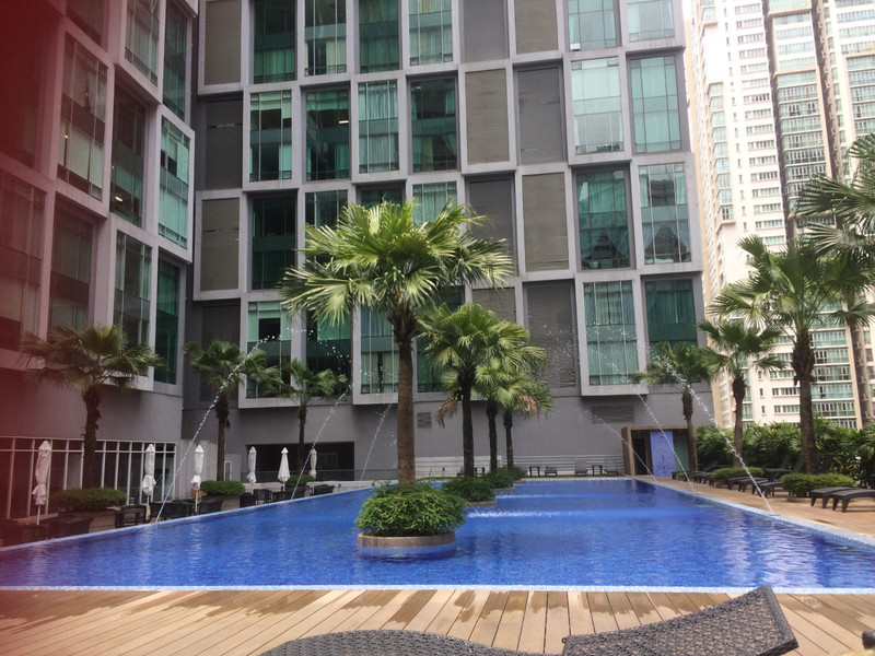 Our apartment and Pool in KL