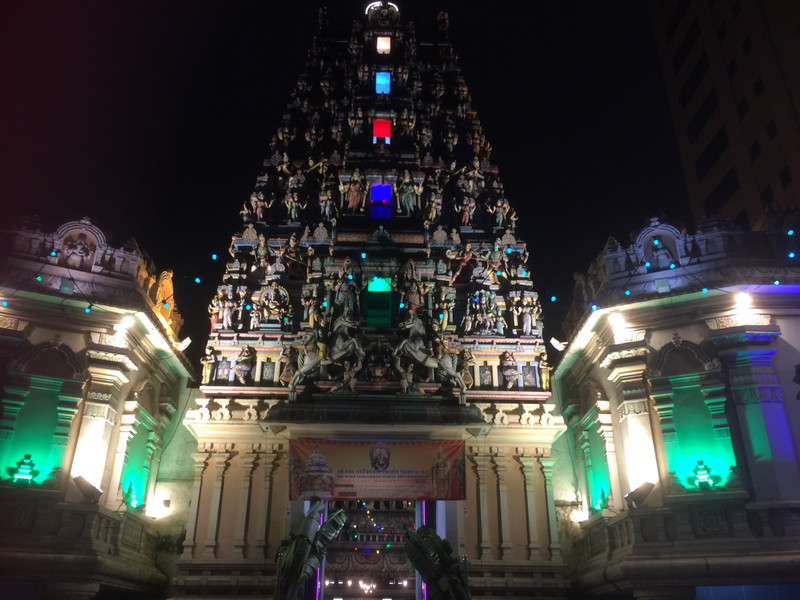 Hindu temple in Chinatown