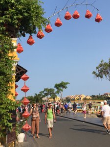 Lanterns along River - Hoi An