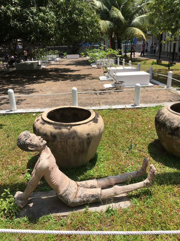 Tuol Sleng Prison - Courtyard graves