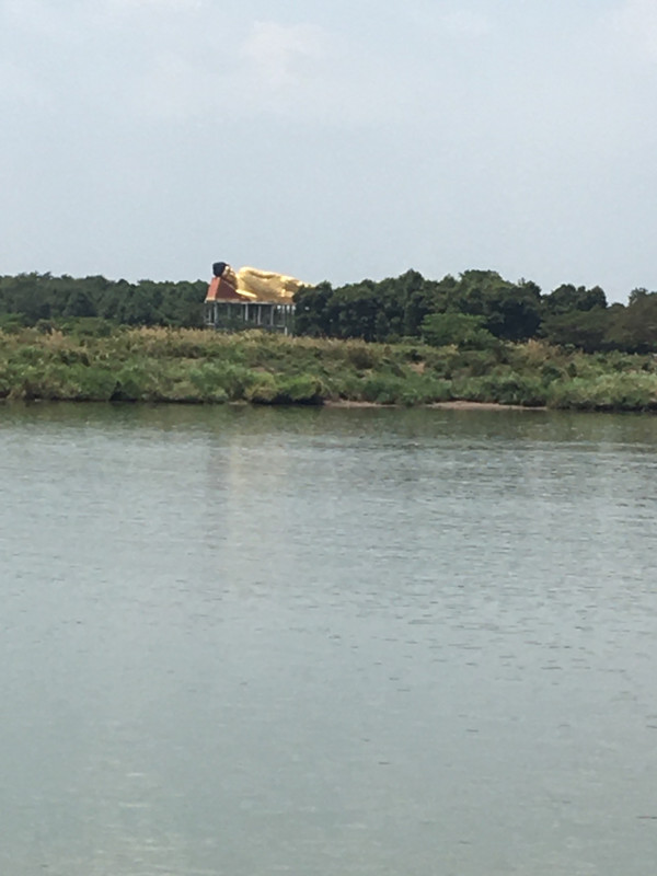 Reclining Buddha along Mekong river