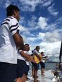 Lautoka, Fiji - Crew singing on Cook Tour