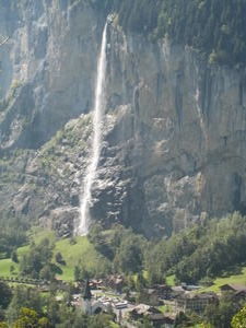 Waterfall in Lauterbrunnen