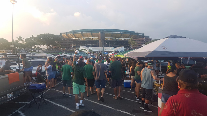 Tailgate party Aloha Stadium