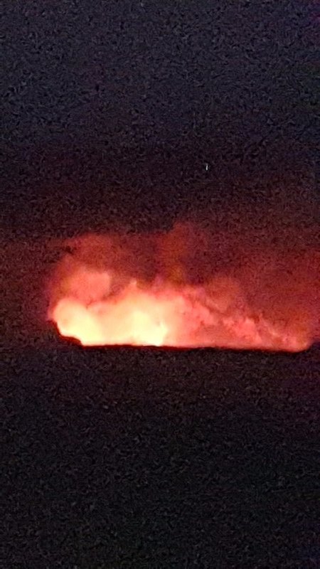 Zoomed in of the volcano