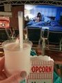 Cocktail, popcorn and movie 