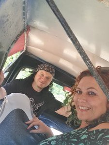 Us inside the tricycle Us inside the tricycle
