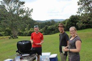 BBQ efter en härlig vandring