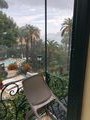 watching the rain from my hotel room