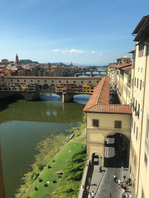 the bridges of Florence—Ponte Vecchio first