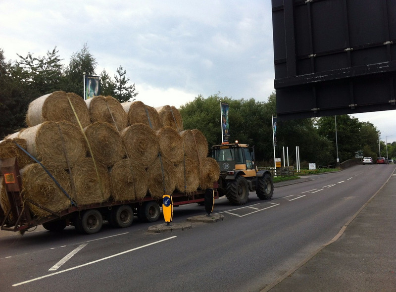 A Couple of Haybales on the Move