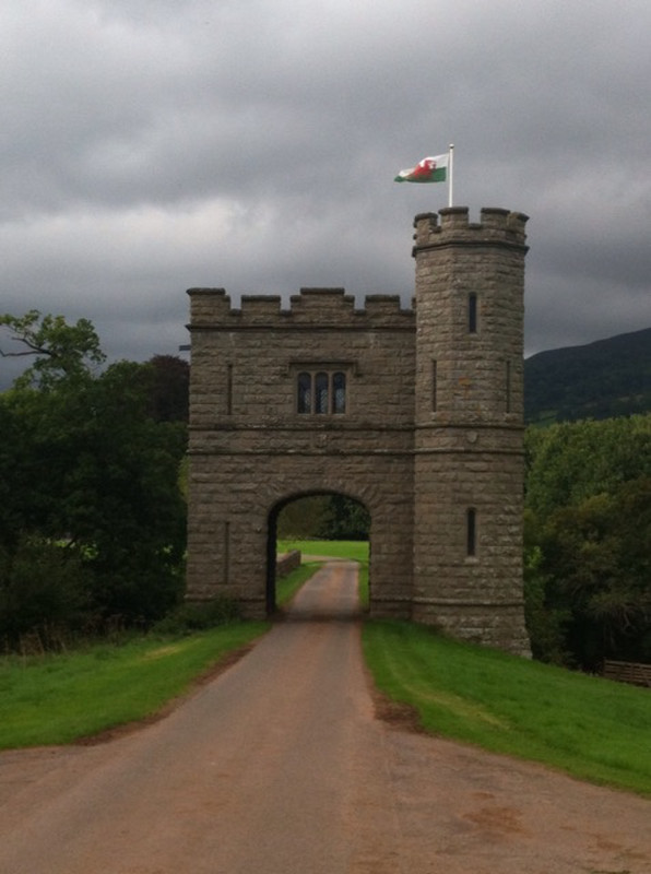 The gatehouse at the estate