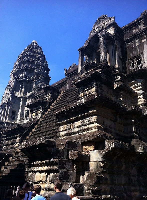 Stairs to the third level, Angkor Wat