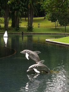 Dolphins in KLCC Park