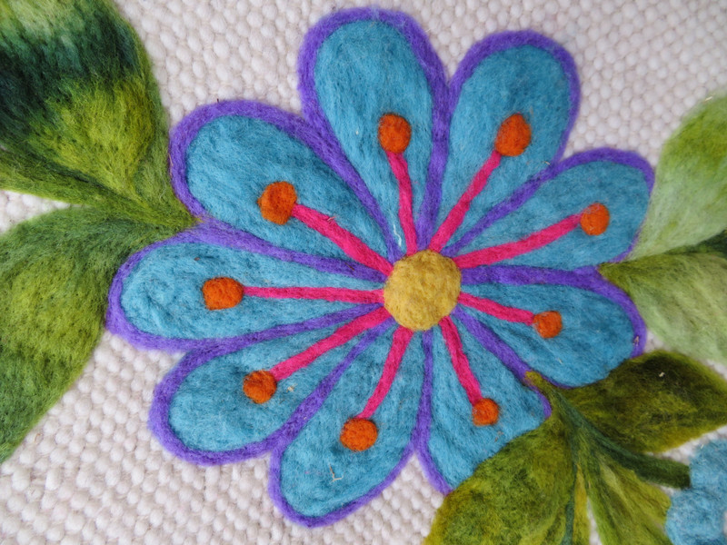 Close up of a wall hanging