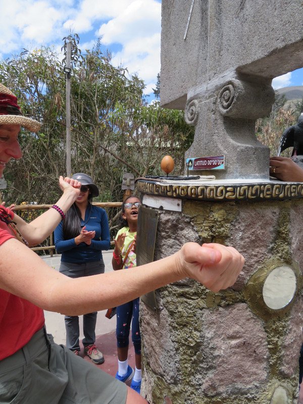 Egg balancing at the equator