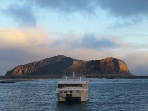 Punta Pitt at dawn