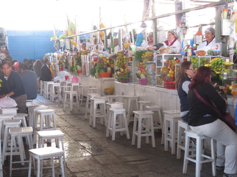 San Pedro market - juice bar