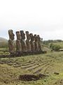 7 Moai at Ahu Akivi 