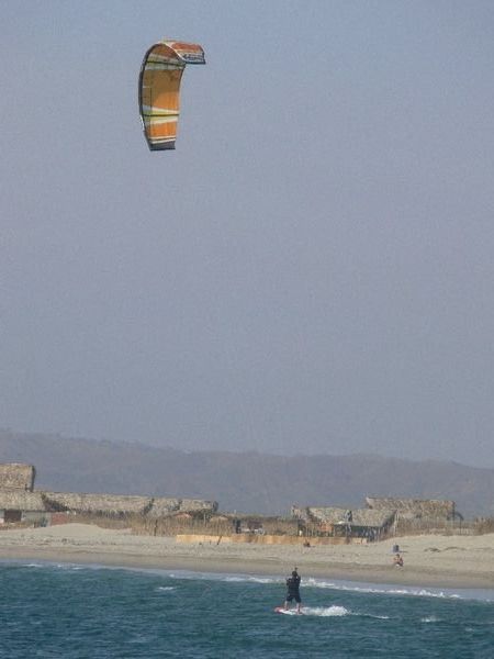 kitesurfing