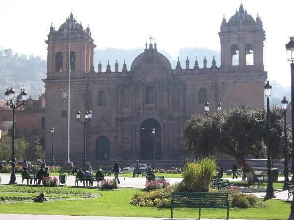 the main square of cusco