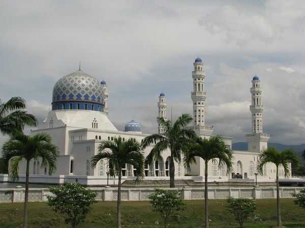 a mosque outside Kota Kinabalu