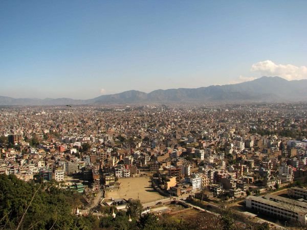 the vast urban sprawl of Kathmandu