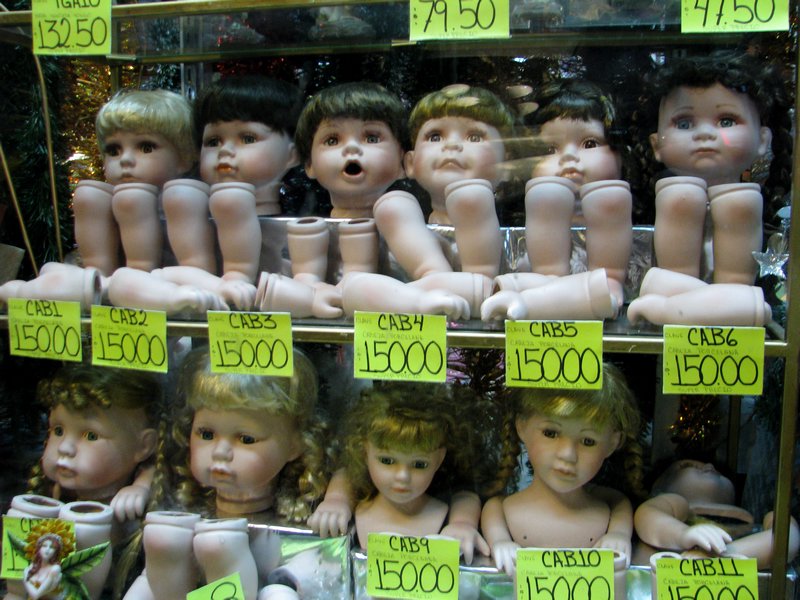 Dolls heads for sale