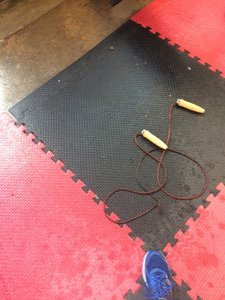 10 minutes of jump rope