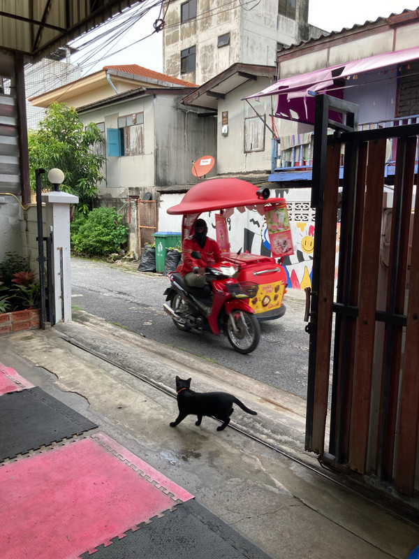 Ice cream truck.