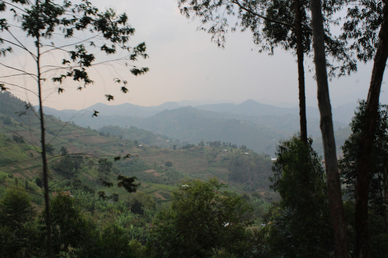 Distant shot of Kigali