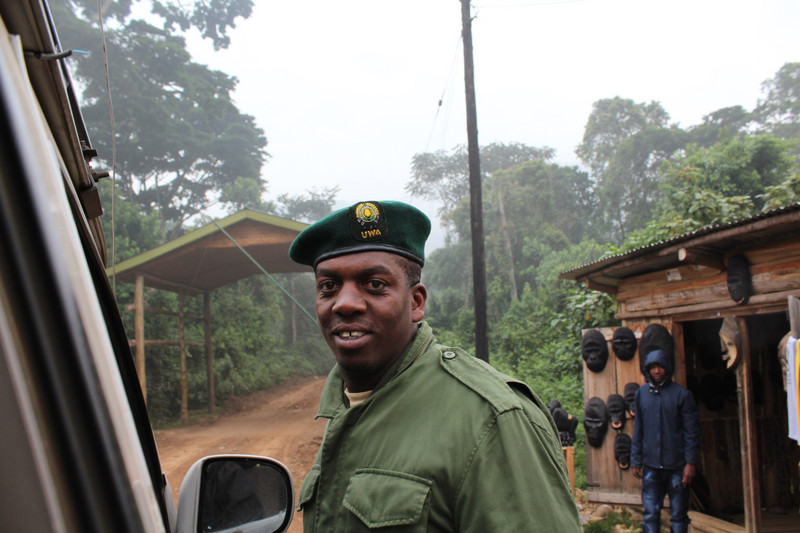 One of our wonderful gorilla guides