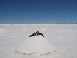 which country has the largest salt flats in the world