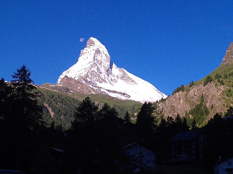 Morning view of the Matterhorn