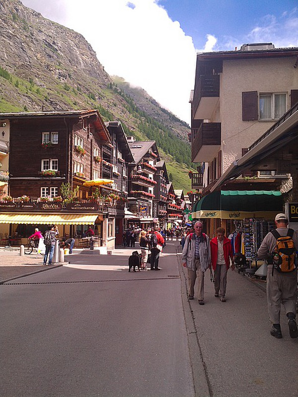 A look at the Zermatt streets