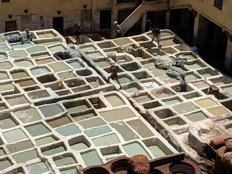 Tannery pots