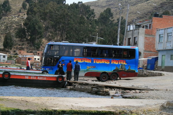 Buss tur fra Cuzco til Lapaz
