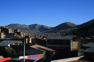 Lake Titicaca and puno city