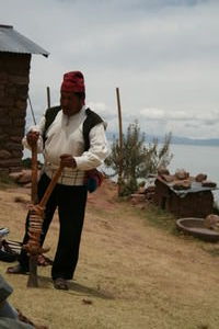 Lake Titicaca and Island Taquile