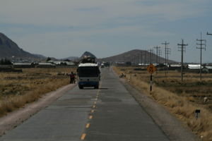Buss tur fra Cuzco til Lapaz