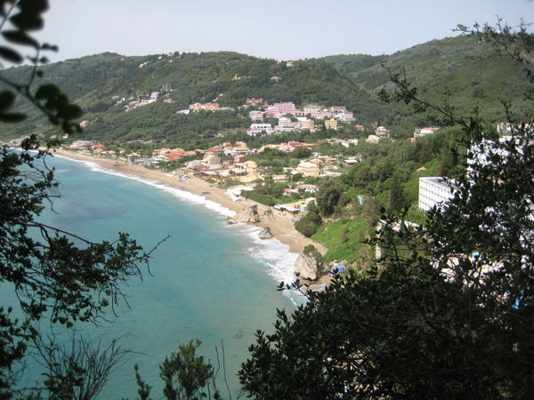 view of agios gordios beach